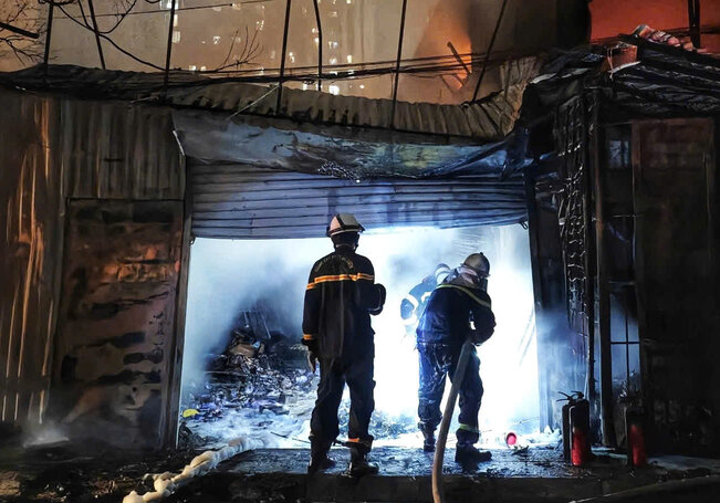 Witness recounts the moment the fire broke out in Bac Tu Liem