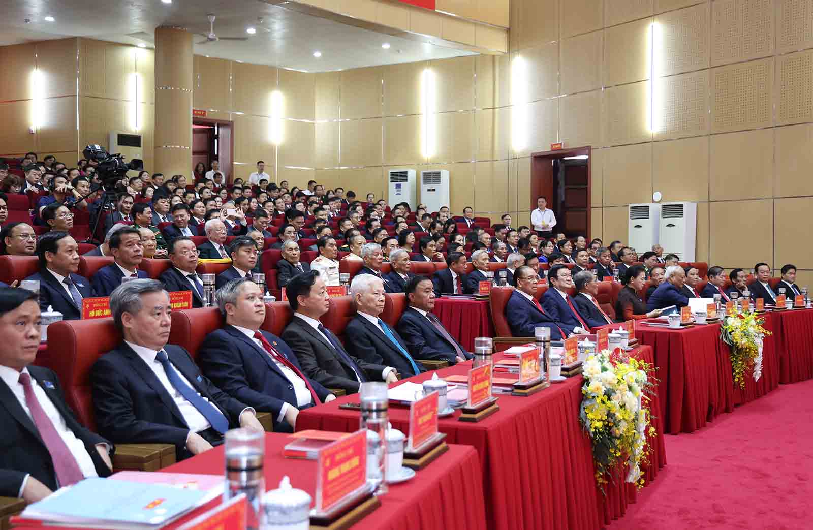 第20回ハティン省党大会に出席した代表者。写真:Tran Tuan.