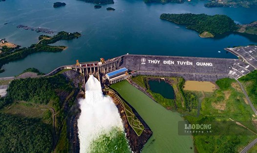 Thủy điện Tuyên Quang. Ảnh: Việt Bắc.