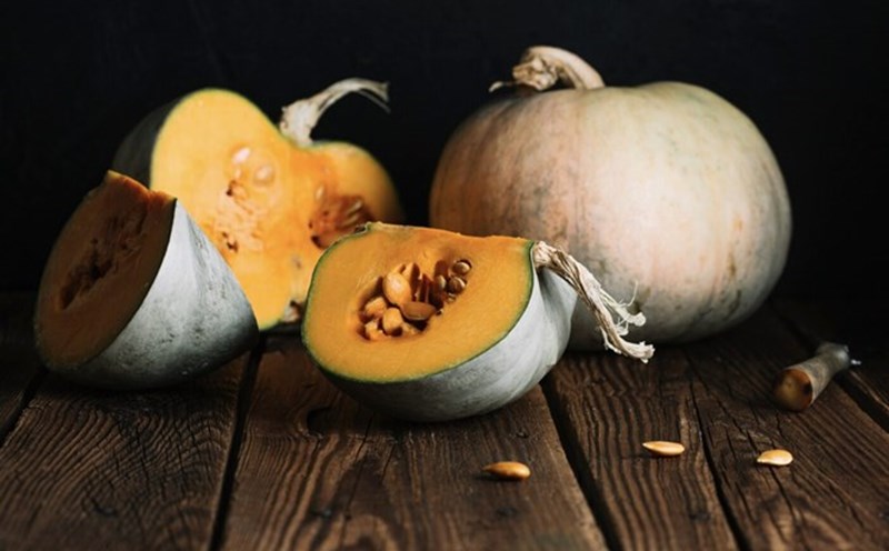Pumpkin, a fiber-rich food that helps stabilize blood sugar. Photo: Thuy Duong