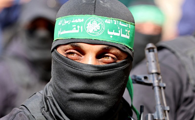 A fighter of the Ezzedine al-Qassam Brigade, the armed wing of Hamas. Photo: AFP