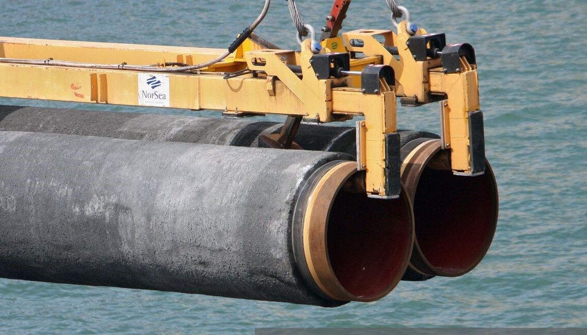 Duong ong dan khi Nord Stream trong qua trinh xay dung. Anh: Sputnik
