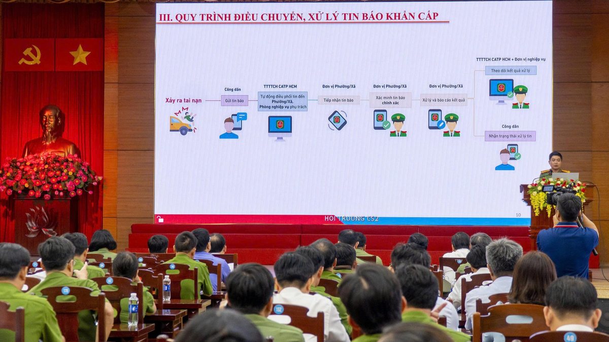 Scene of the launching ceremony. Photo: Manh Thang