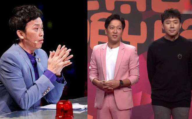 Nghe si Hoai Linh, Tran Thanh, Truong Giang trong “On gioi, cau day roi!“. Anh: Nha san xuat