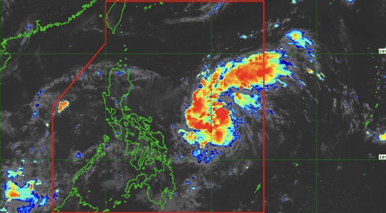 La tempete n° 11 en mer de Chine meridionale devrait se transformer en foudre juste avant de frapper pour la premiere fois les Philippines le 3 octobre. Photo : PAGASA