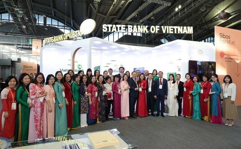 The mark of the Vietnamese banking industry at the Sibos 2025 Annual Conference. Photo: SBV