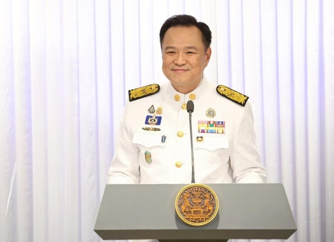 Thai Prime Minister Anutin Charnvirakul took office on September 7. Photo: Xinhua