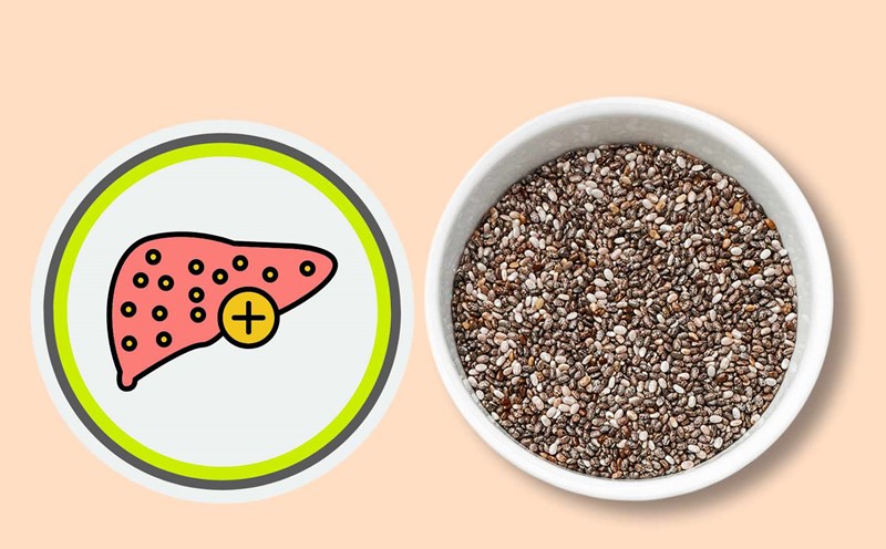 Chia seeds help detoxify the liver effectively. Graphic photo: Hoang Loc