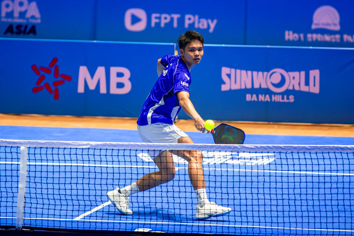 Trinh Linh Giang은 10월 1일부터 인민 경찰 피클볼 팀에 합류했습니다. 사진: Thao Quyen