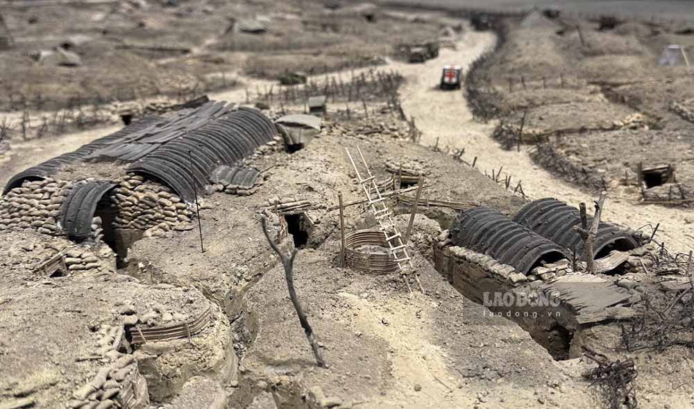 General Do Cat Command tunnel on the terrace according to the selected plan. Photo: Van Thanh Chuong