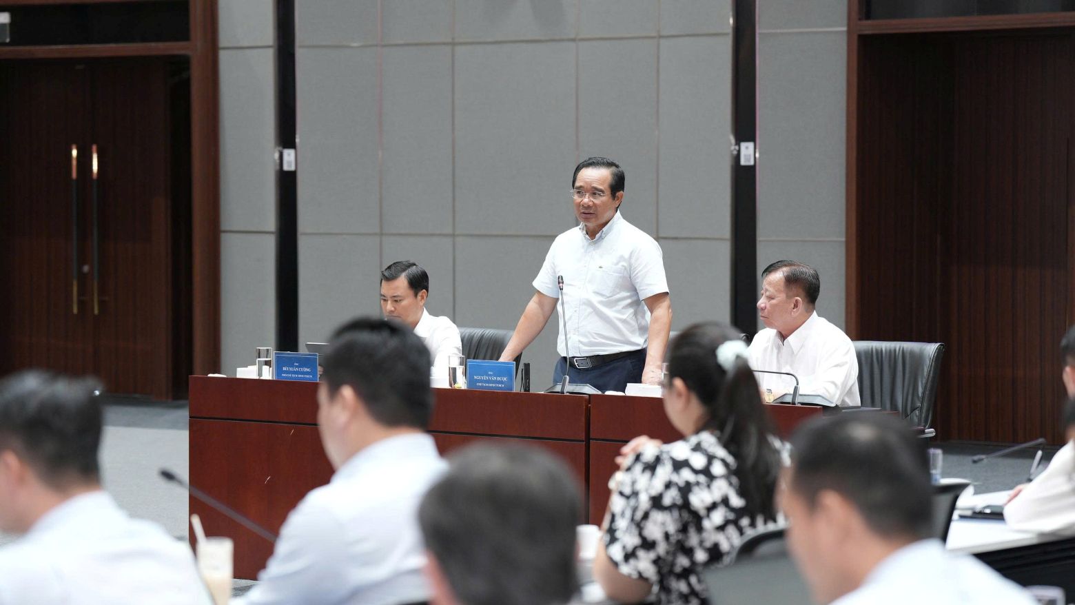 Chairman of Ho Chi Minh City People's Committee Nguyen Van Duoc worked with Becamex IDC on railway projects in Ho Chi Minh City. Photo: Ha Long