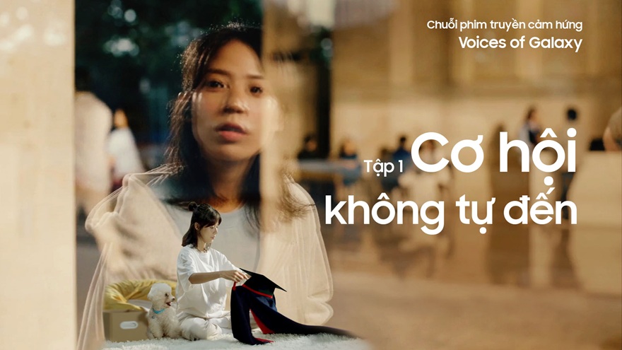 Tap mo man chuoi phim Voices of Galaxy len song YouTube Samsung Vietnam ngay 22.09.2025. Anh: Samsung Vietnam