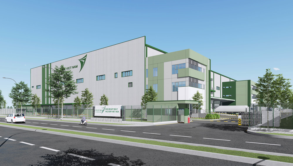 Con un modelo de fabrica de dos pisos y muchas opciones de superficie flexibles el proyecto del Parque Industrial An Phat ofrece soluciones adecuadas tanto para corporaciones multinacionales como para pequeñas y medianas empresas. Foto: DN proporciona