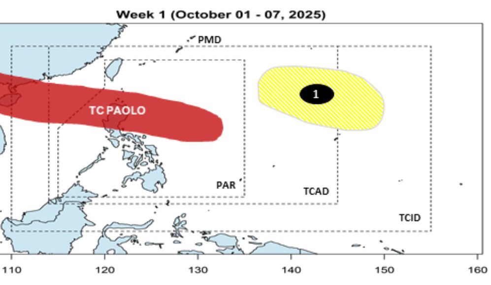 Du bao bao/ap thap tu ngay . Anh: PAGASA