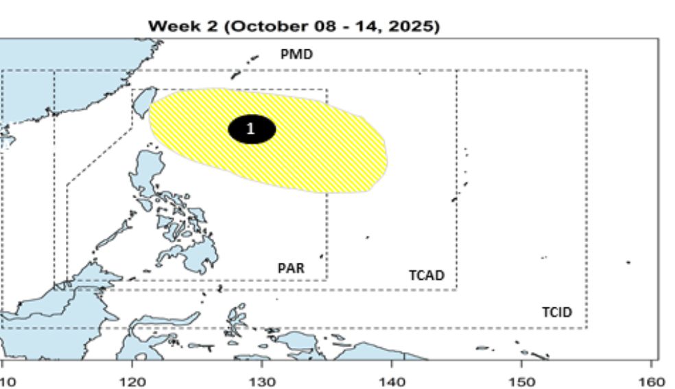 Du bao bao/ap thap tu ngay . Anh: PAGASA