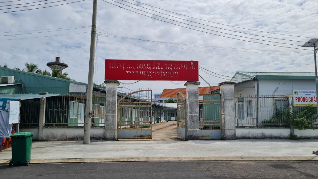 Bệnh viện dã chiến thời phòng chống COVID-19 tại xã Vĩnh Lợi, tỉnh Cà Mau từ khi xây dựng đến nay chưa đón bệnh nhân nào. Ảnh: Nhật Hồ