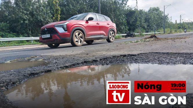 Hot Saigon: The 5,000 billion VND road in Ho Chi Minh City has just been inaugurated and has degraded to an alarming level