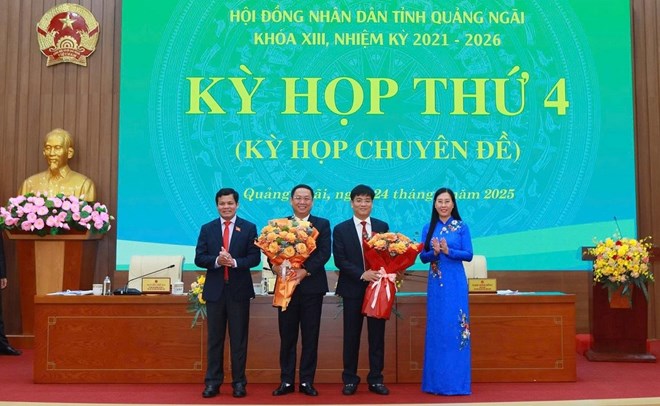 Thủ tướng phê chuẩn 2 Phó Chủ tịch UBND tỉnh Quảng Ngãi