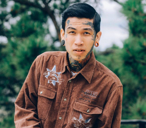 Rapper De Choat. Anh: Nghe si cung cap