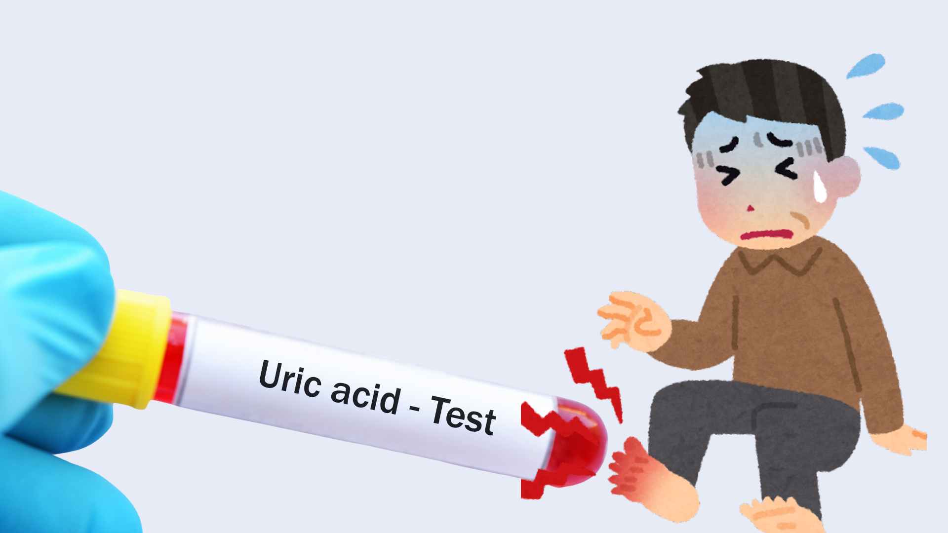 Uric acid levels skyrocket. Photo: Huong Giang