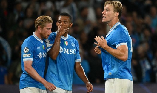 Rasmus Hojlund và các đồng đội có 3 điểm đầu tiên tại Champions League năm nay. Ảnh: AFP