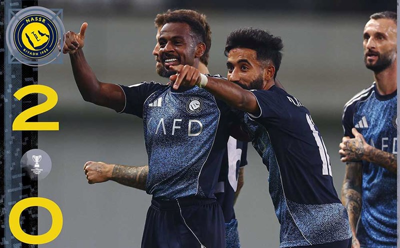 Al-Nassr had their second consecutive win in the group stage of the AFC Champions League Two. Photo: Al-Nassr