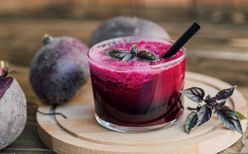 Amaranth juice, chia seeds, a pair of natural nutrients that are good for the heart and blood pressure. Photo: Thuy Duong