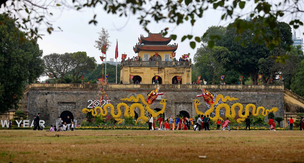 Cac hoat dong van hoa dien ra tai Hoang thanh Thang Long. Anh: Thanh Tung