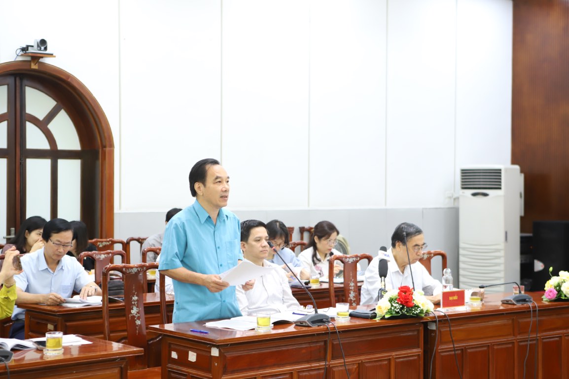 TS. Ngô Sach Thuc - Uy viên Doan Chu tich, nguyên Pho Chu tich Uy ban Trung uong MTTQ Viêt Nam. Anh: Bao Han