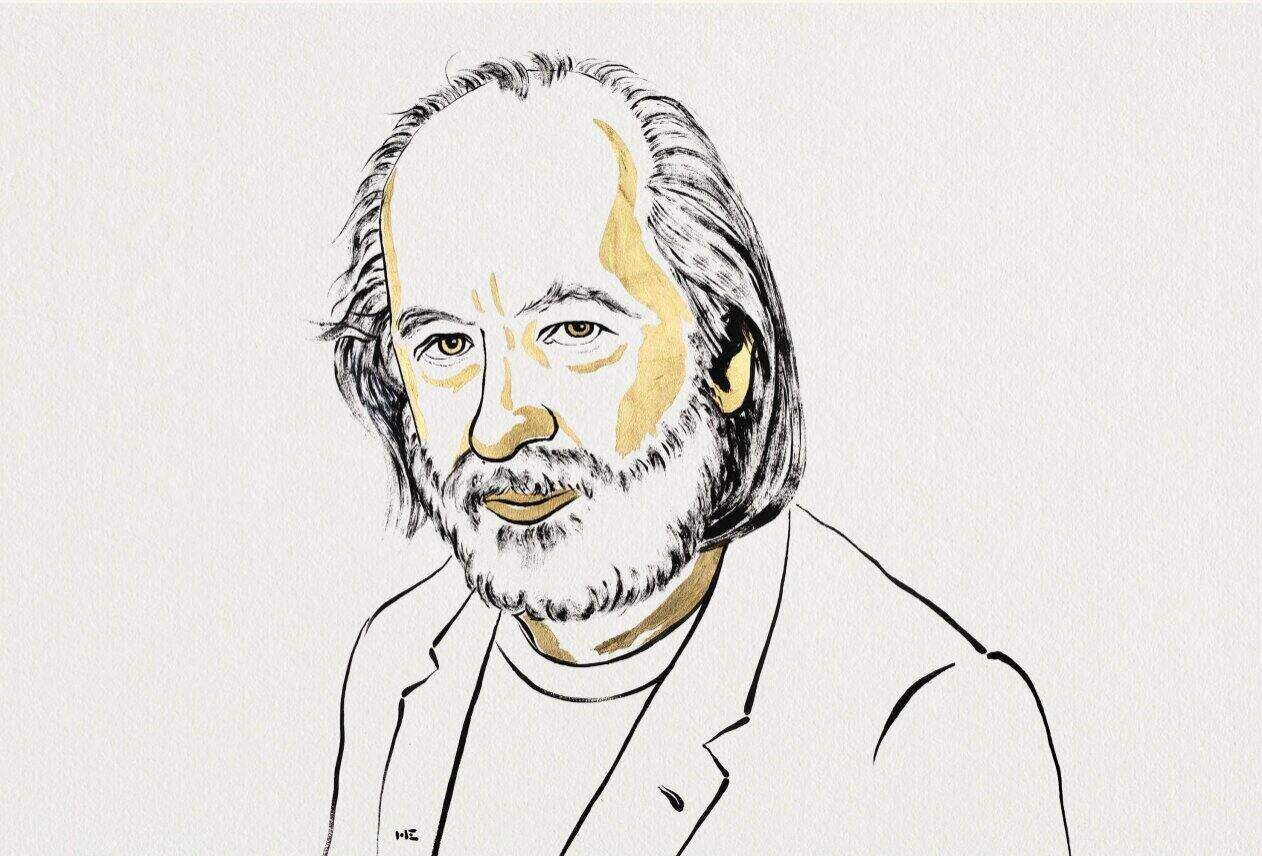 Portrait of Hungarian writer Laszlo Krasznahorkai received the 2025 Nobel Prize in Literature. Photo: Swedish Academy