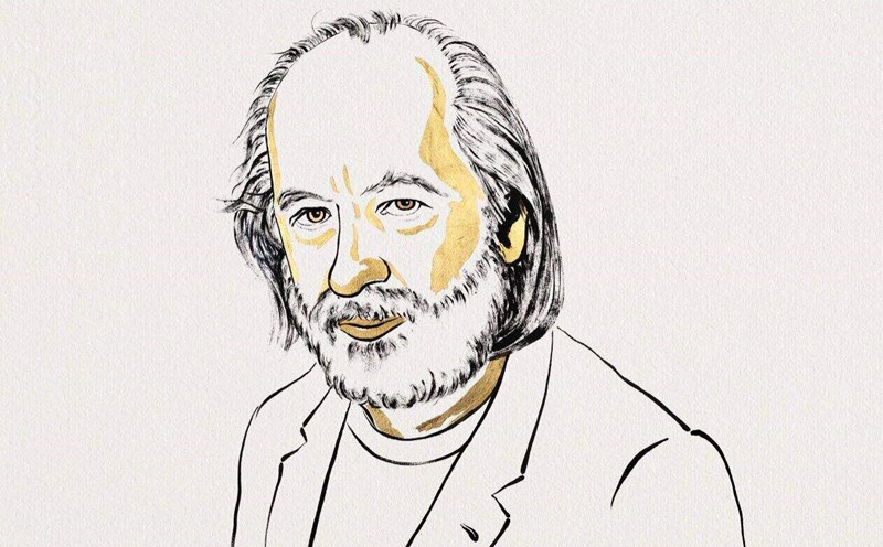 Portrait of Hungarian writer Laszlo Krasznahorkai received the 2025 Nobel Prize in Literature. Photo: Swedish Academy