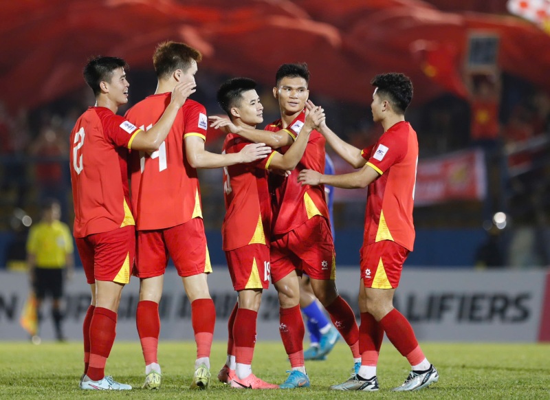 Vietnam is expected to be promoted to FIFA after the victory over Nepal. Photo: Thanh Vu
