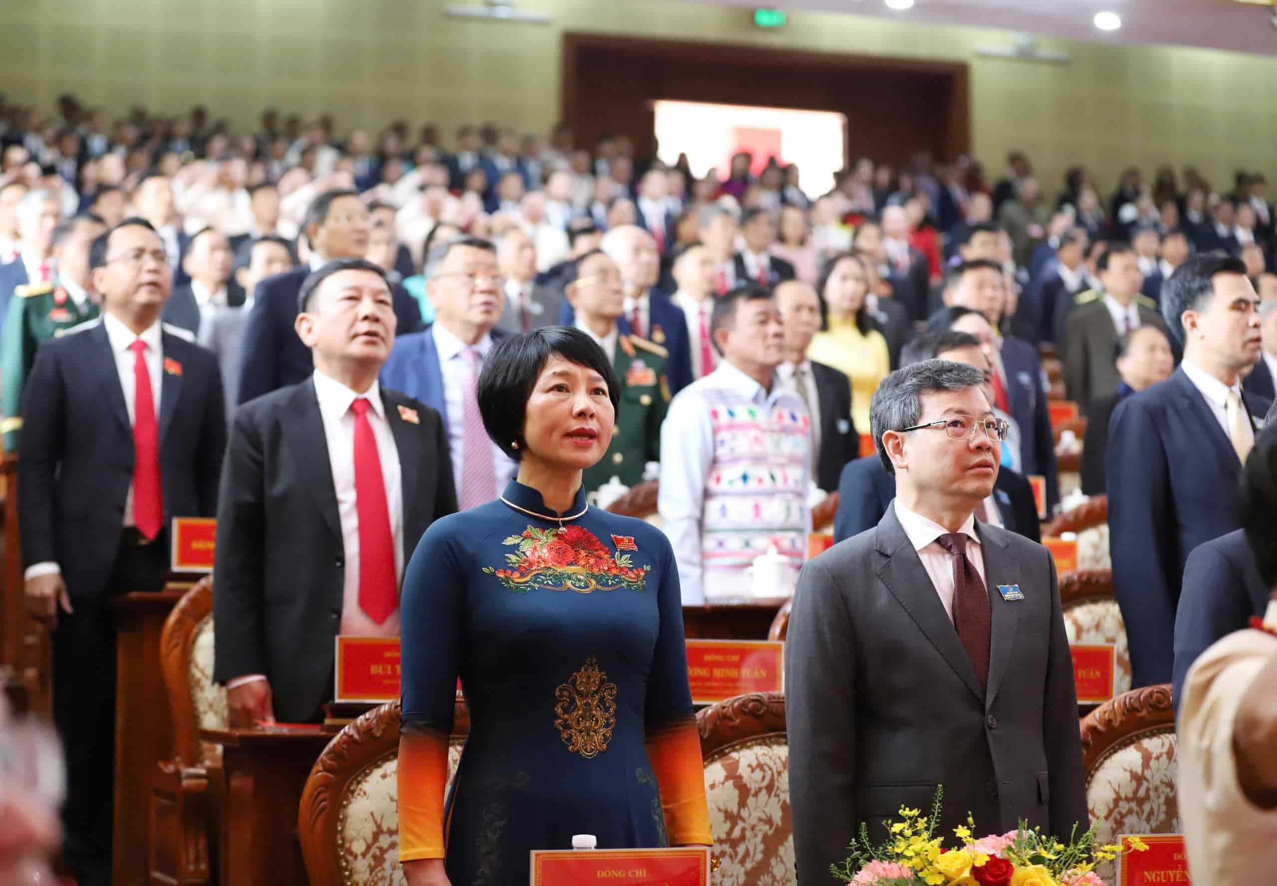 Khai mac trong the Dai hoi dai bieu Dang bo tinh Lam Dong lan thu I, nhiem ky 2025 - 2030. Anh: Doan Kien