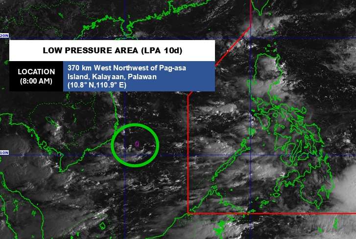 Ap thap tien sat khu vuc dat lien mien Trung cua Viet Nam. Anh: PAGASA