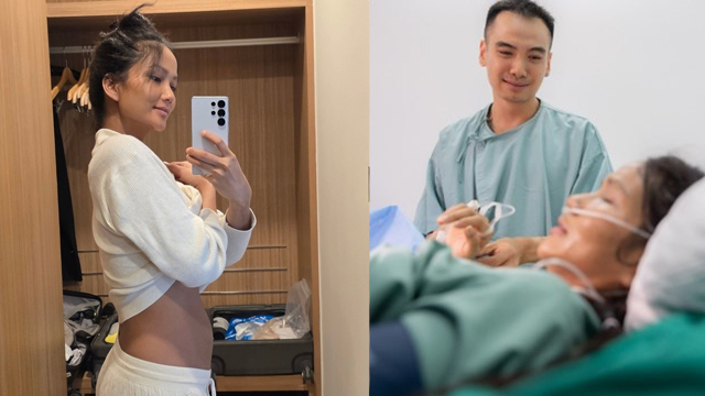 Miss H'Hen Nie lost 9kg after 10 days of giving birth. Photo: Character provided
