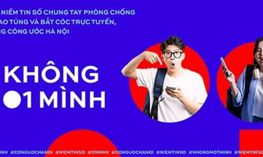 Hình ảnh của chiến dịch "Không một mình". Ảnh: BTC cung cấp