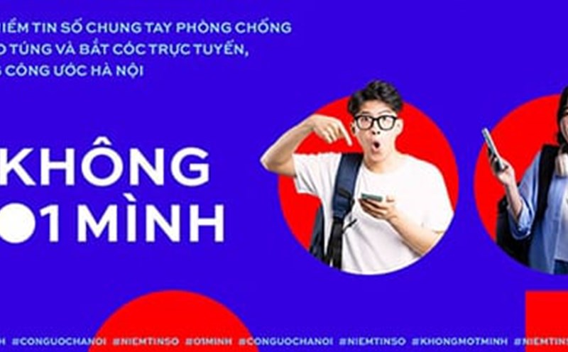 Image of the "Not alone" campaign. Photo: Provided by the Organizing Committee