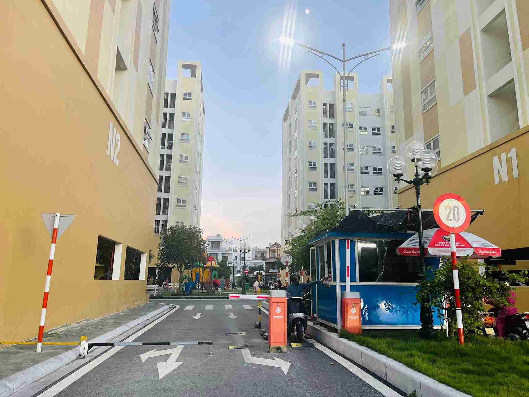 A corner of Vu Phuc social housing area (Vu Phuc ward, Hung Yen province). Photo: Mai Huong