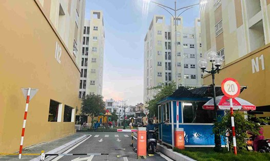 Một góc khu nhà ở xã hội Vũ Phúc (phường Vũ Phúc, tỉnh Hưng Yên). Ảnh: Mai Hương