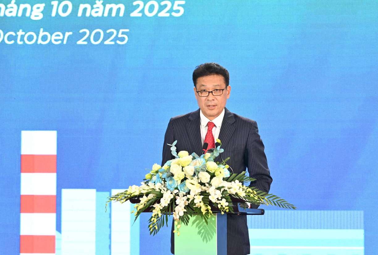 Ong Yasushi Kuno, Tong Giam doc Cong ty Co phan dien khi LNG Thai Binh. Anh: BCT