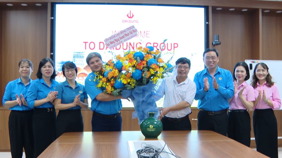 Area Management Working Group No. 5 visited and worked at Dai Dung Vung Tau Mechanical Construction Joint Stock Company. Photo: Thanh An