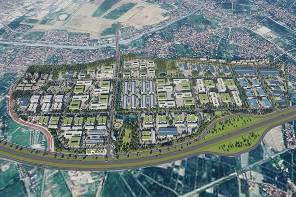 Phoi canh Khu cong nghiep so 01 - Hung Yen. Anh: GELEX