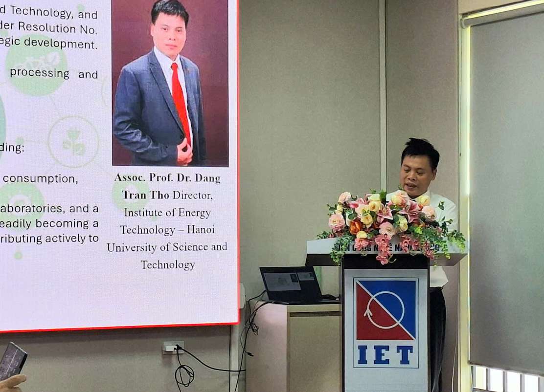PGS.TS. Dang Tran Tho, Vien truong Vien Cong nghe Nang luong (Dai hoc Bach khoa Ha Noi). Anh: Tuyet Lan 