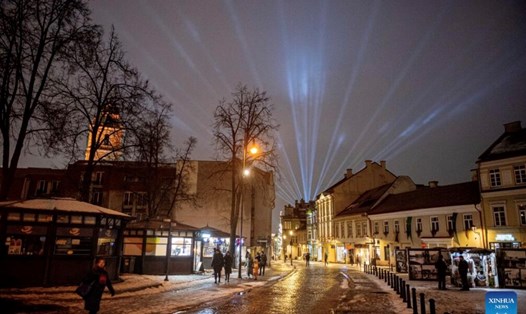 Khung cảnh ở Vilnius, Lithuania, một trong ba quốc gia vùng Baltic. Ảnh: Xinhua