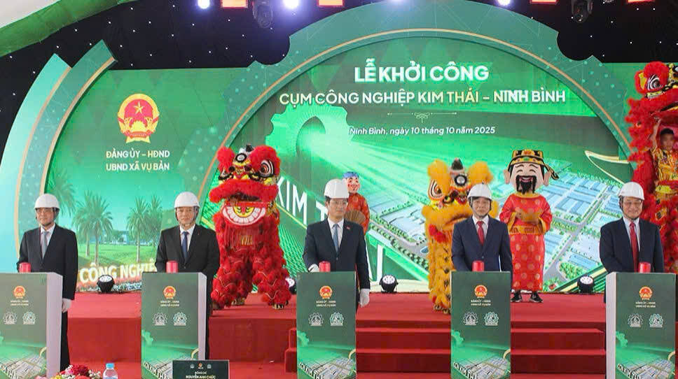 Kim Thai Industrial Cluster will bring job opportunities to many local workers. Photo: Dieu Anh