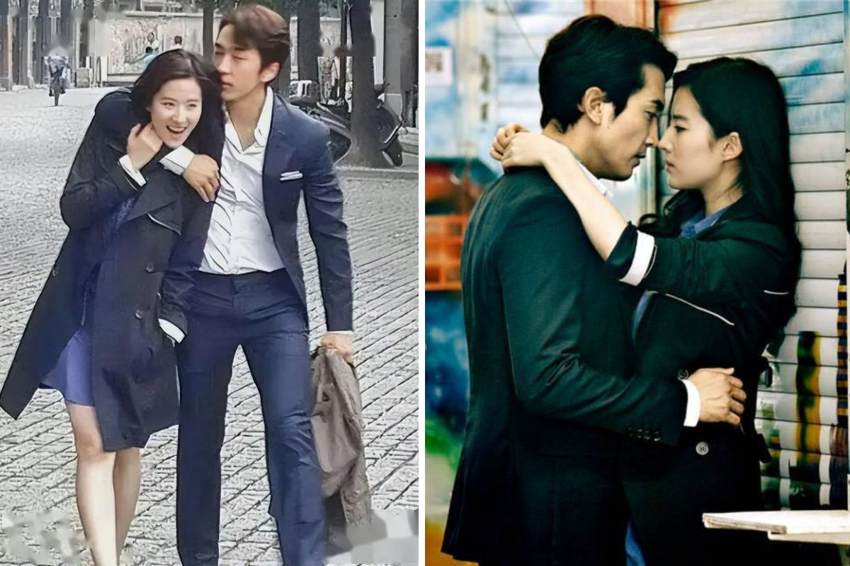 Luu Diec Phi va Song Seung Hun la mot cap trong phim “Tinh yeu thu ba“. Anh: Nha san xuat