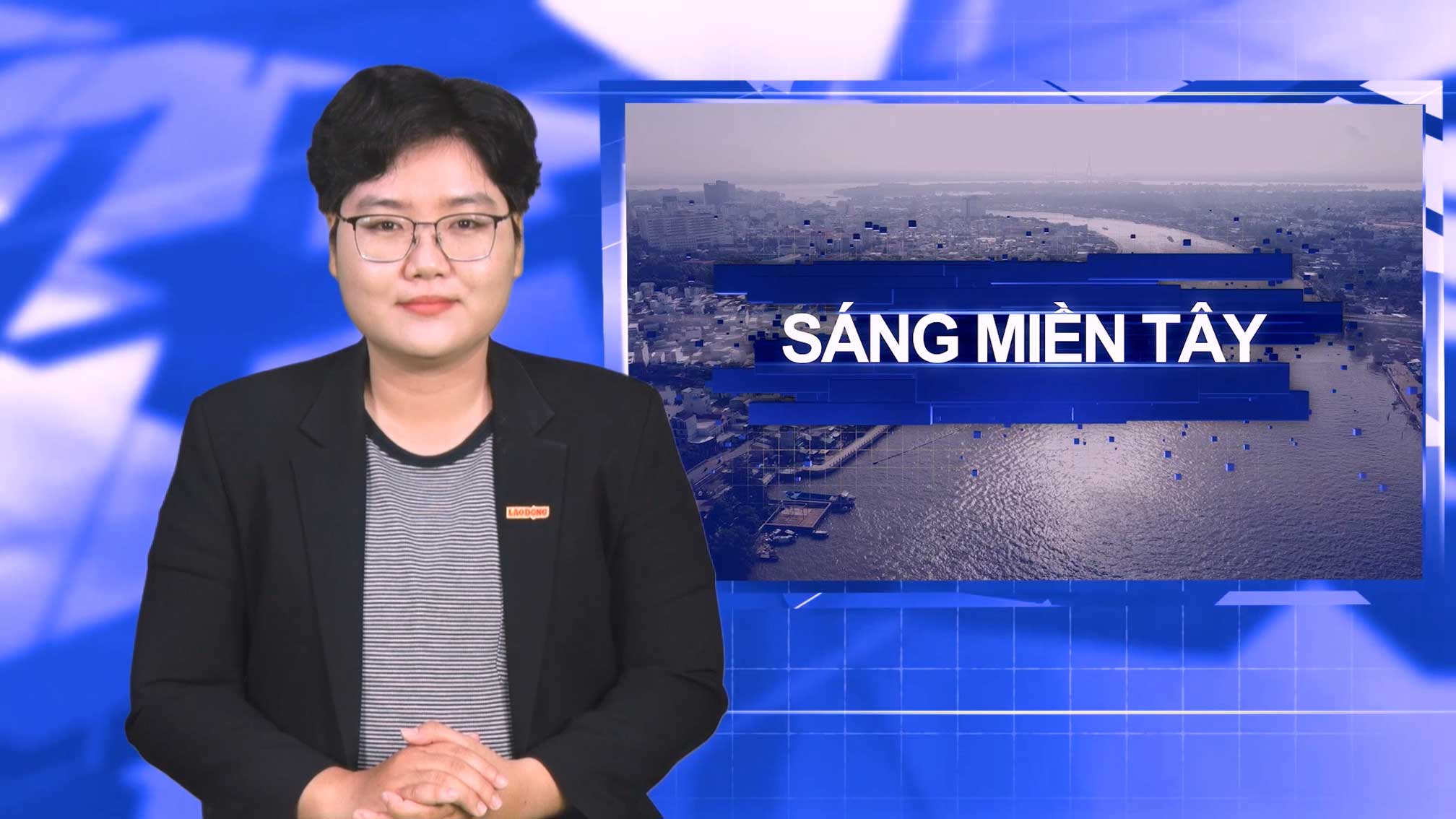 Matin ouest du 11 octobre : Inondations profondes sur le tronçon de l'autoroute 1 traversant le quartier de Binh Minh, Vinh Long