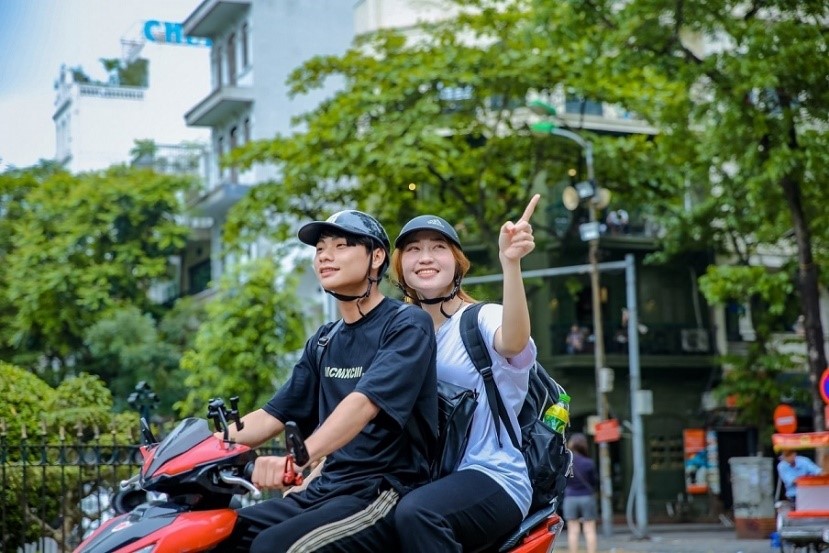 Tra Xanh Khong Do la thuc uong “must have” cua nhieu sinh vien de xua tan cang thang truoc nhung kho khan, thu thach trong moi truong song moi. Ảnh: Tan Hiep Phat
