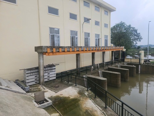 Hanoi operates 131 flood pumping stations. Photo: Minh Hanh