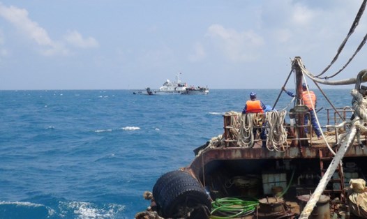 Công tác thi đua khen thưởng và phong trào thi đua quyết thắng của BTL Vùng Cảnh sát biển 4 đã được triển khai toàn diện, rộng khắp. Ảnh: BTL Vùng CSB4